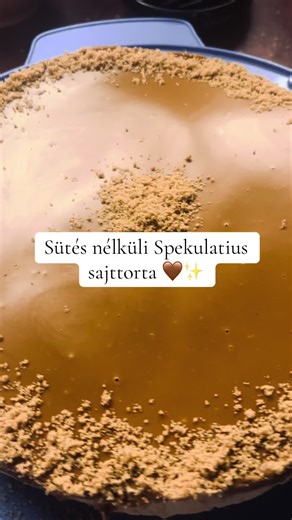 Sütés nélküli Spekulatius sajttorta recept