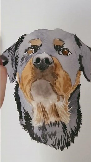 How to Paint a Dog Using Watercolor