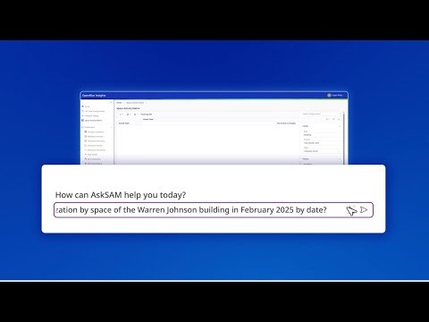 AskSAM in Action: Simplifying Space Optimization with AI in OpenBlue