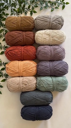 Temperature Blanket Granny Squares Colour Palette