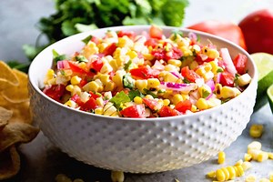 Grilled Corn Salsa
