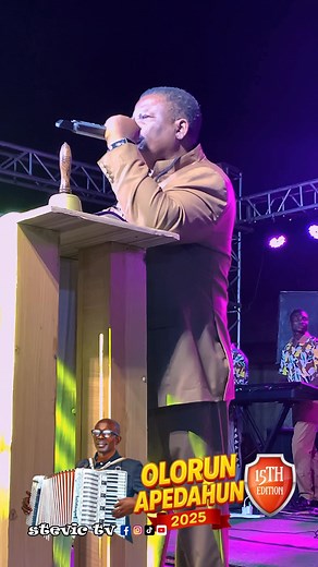 Evang. Ojo Ade Olorun Apedahun 2025, Full video link https://youtu.be/lNE_rEMWEe8?si=w46YdlkyBaUbVLb3 CAC City of Praise Modakeke📍 📌 15th Edition 🏷️E Beere Oju Ona Igbani 🎥stevictv . . . . #stevictv #reels #foryou #crusade #Olorunapedahun #christapostolicchurch #viralvideo | Stevic tv