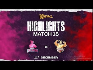 Match Highlights: Jaipur Pink Panthers vs Gujarat Giants | December 11 | PKL Season 10