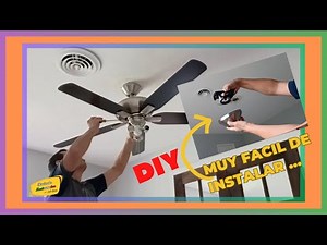 Como se instala una base de abanico de techo /Haciendo Mexicanadas