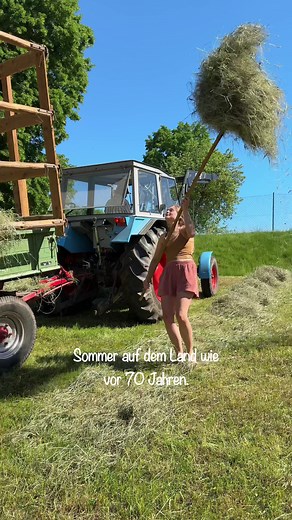 Traditional Hay Harvest: Generations Working Together