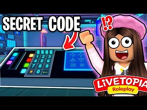 THE NEW APARTMENTS HAD A SECRET CODE... LIVETOPIA ROLEPLAY (Roblox) | Update 64