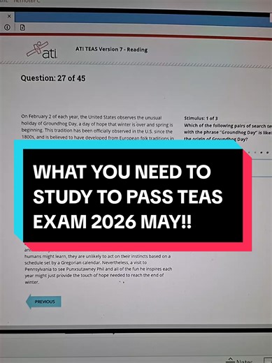 ATI TEAS May 2026 with answers of Actual questions and answers. I made this study guide to help you pass your exam with ease! I will share this study guide to help you pass! #atiteas #teasexam #ati #nurse