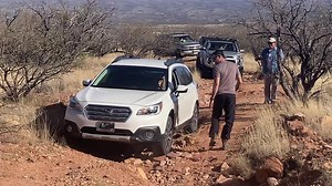 Love adventures in the #Arizona desert! ❤️ Just a fun little video to share. After driving a bigger 4x4 SUV for years that I loved, this is the moment #Subaru AWD won me over. Who needs all 4 wheels on the ground? 😁🌵 | Kris Pickel News