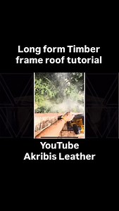 8.9K views · 12 reactions | Long form timber frame roof build tutorial is now live on our YouTube channel. Check it out and give us a follow over there if you’re not already on board. Akribis Leather  . . . . . . . #tradesmen #toolbelt #leathertoolbelt #carpenter #carpentry #forming #framing #efficiency #toolbags #construction #timberframe #chainsaw | Akribis leather | Facebook