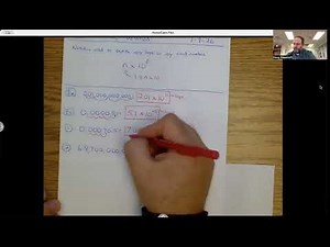 Algebra Notes - Section 7.4 - Scientific Notation
