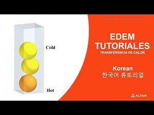 EDEM Material Modelling: Heat transfer