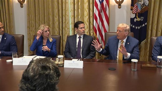 Trump pushes back on Jeffrey Epstein questions during Cabinet meeting