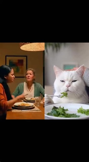 Angry yelling woman vs cat funny 🤬😾 #sora2 #cat #funnymeme