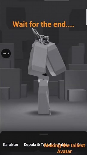The tallest Avatar on Roblox