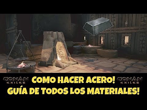 How to Make Steel! All Materials Guide! Conan Exiles!