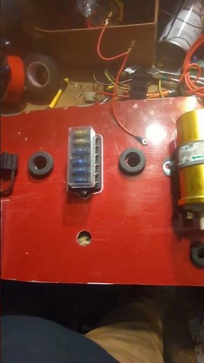 fuse and relay panel for 1979 MG MGB #electrical #mgb #diy #viral