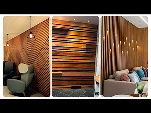 Home Decor Inspiring Wooden Wall Paneling Design | Wall Decorating Ideas | Wood Wall Art PVC Panel