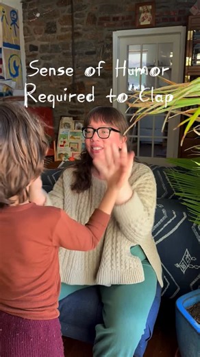 Veronica 🎶 Raising Children on Music, Beauty & Wonder on Instagram: "Sometimes I think clapping games and nursery rhymes fell out of favor because they weren’t sanitized enough for adults. It’s like all of a sudden adults thought things like satire and humor were inappropriate. And then they wonder why kids won’t want to sing the lame pandering nonsense that’s created by the boatloads for kids now. Traditional songs like nursery rhymes and such gave children a safe place to explore humor, fear,