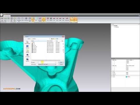 Convert IGES, BREP, STEP mesh model into SAT solid file format
