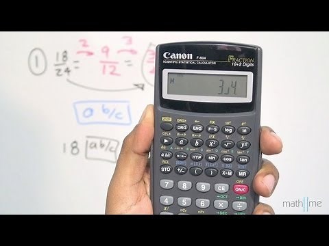 Simplificación de fracciones utilizando la calculadora