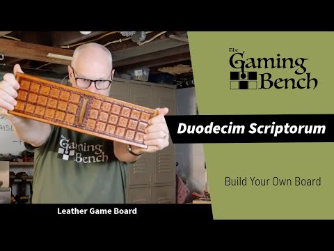 Duodecim Scriptorum | Ancient Roman game | #diy #leathercraft, #boardgames, #ancientrom