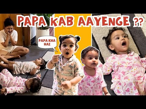 Scene every evening b4 papa comes home from shoot | HINDI | WITH ENGLISH SUBTITLES | Debina Decodes|