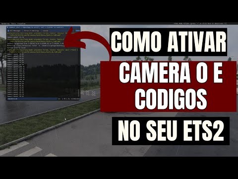 Como ativar a CAMERA ZERO e os CODIGOS no seu ETS2 - ATUALIZADO