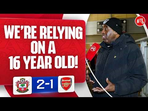 We’re Relying On A 16 Year Old! (Robbie) | Southampton 2-1 Arsenal