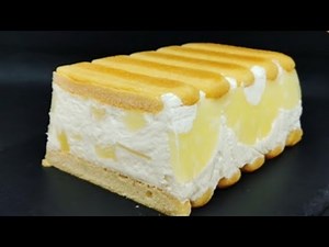 The best and fastest no-bake pineapple cake | Pastel de piña sin horno receta fácil