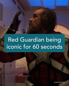 686K views · 10K reactions | Here's 60 seconds of Red Guardian being chaotic. Stream Marvel Studios' Black Widow only on Disney+ | Marvel | Facebook