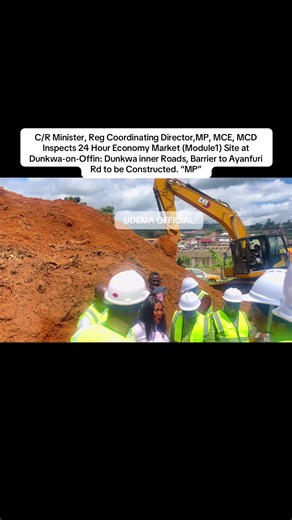 Highest Plan of Module (1) 24 hour Economy Market to be constructed in Dunkwa-on-Offin.