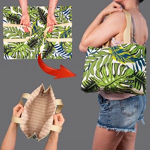 A simple trick to sew a bag quickly - even a beginner can do it! | Miarti - Wiederverwendung