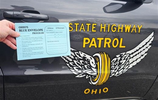 Ohio State Highway Patrol launches Blue Envelope Program for disabled drivers