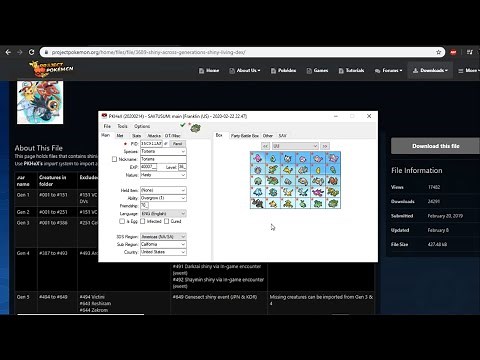 How to Get a Shiny Living Dex (Gens 1-7) FAST Using PKHeX [Pokemon USUM/SM Only]!