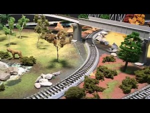 Small N Scale layout 2x4