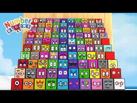 Learn Big Numbers with Numberblocks Cube Adventure 1 to 100 Step Squad | Super Fun Math for Kids! 🚀
