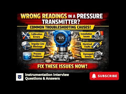 Pressure Transmitter Wrong Readings | 7 Common PT Troubleshooting Causes Explained #iiqa
