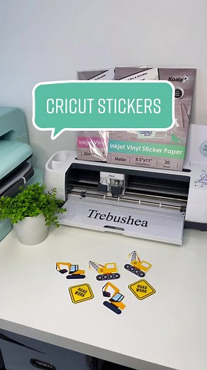 Making Cute Stickers with Koala Paper | Cricut Sticker Making