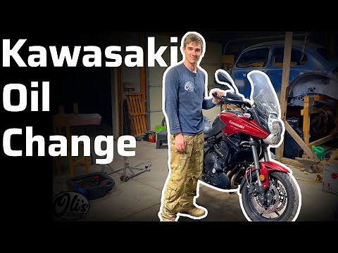Kawasaki Versys 650 Oil Change Tutorial