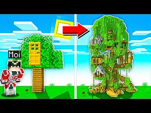 SURVIVRE DANS UNE CABANE DANS MINECRAFT !