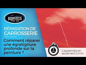 Comment faire disparaître une égratignure profonde sur la peinture d’un véhicule ?