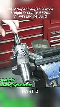 70HP Supercharged Harbor Freight Predator 670cc V Twin Engine Build Part 2