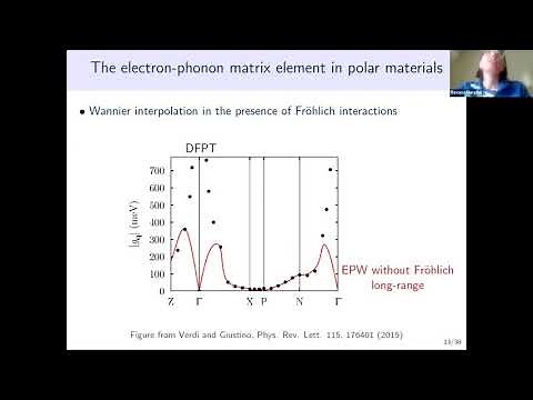 Electron-phonon coupling and the EPW code - Roxana Margine