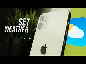 How to Set the Weather on iPhone (tutorial)