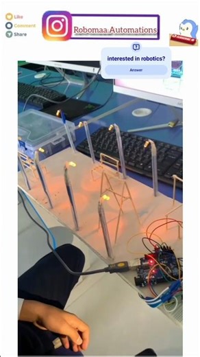 Robo Maa 🤖 Smart Street Lights using Arduino 🔥 | Automatic Light Project | Smart City Tech #phonk