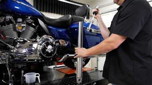 How To Install Progressive Front Suspension On A Harley Davidson