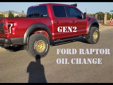 Ford Raptor Oil Change - GEN 2 ----- NO MESS!!