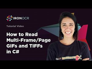 How to Read Multi Frame Page GIFs and TIFFs | IronOCR