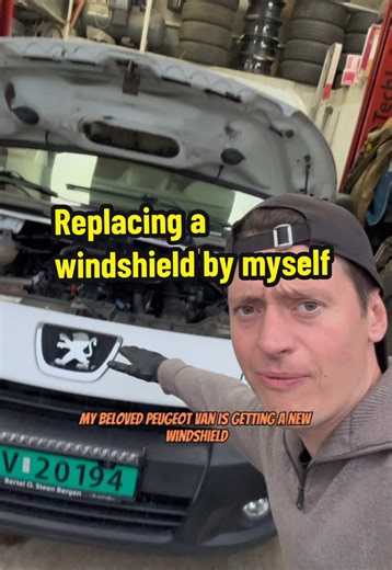 DIY Windshield Replacement for Peugeot Van