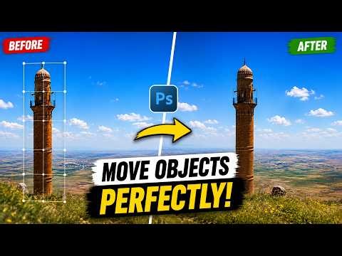 How to Move Objects in Photoshop Without Ruining the Background (Warp Tool Trick)